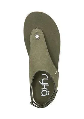 Ryka Margo Women's Sandals - Size: 7 Wide, Green