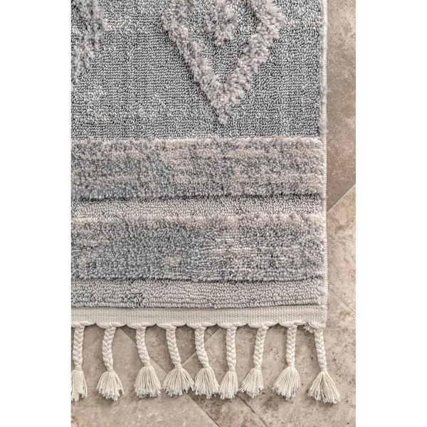 nuLOOM Diamond Shaggy Devonte Area Rug, Size: 7& 10 inch x 10& 10 inch