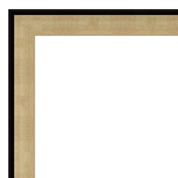 Amanti Art Swan Champagne Black Full Length Over-The-Door Mirror - Gold