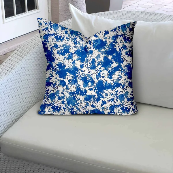 Joita Sandy Indoor Outdoor Soft Royal Pillow Envelope Cover with Insert 16x16 - JOFE2100520B