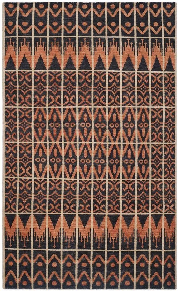 Safavieh Kenya KNY609A Orange - Black 6' x 9' Area Rug