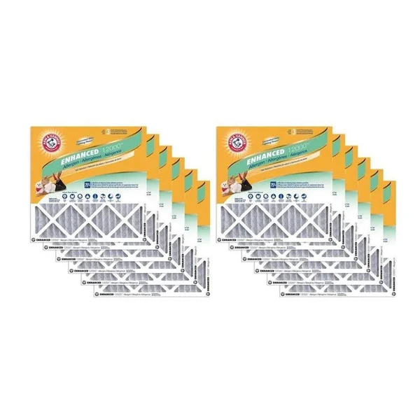 12 in. x 20 in. x 1 in. Odor Allergen and Pet Dander Control Air Filter (12-Pack) AF-AH1220.12