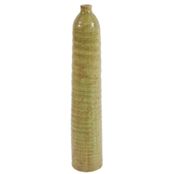 Au0026B Home 69393 Vase - 4 inch x 20.5 inch, Green