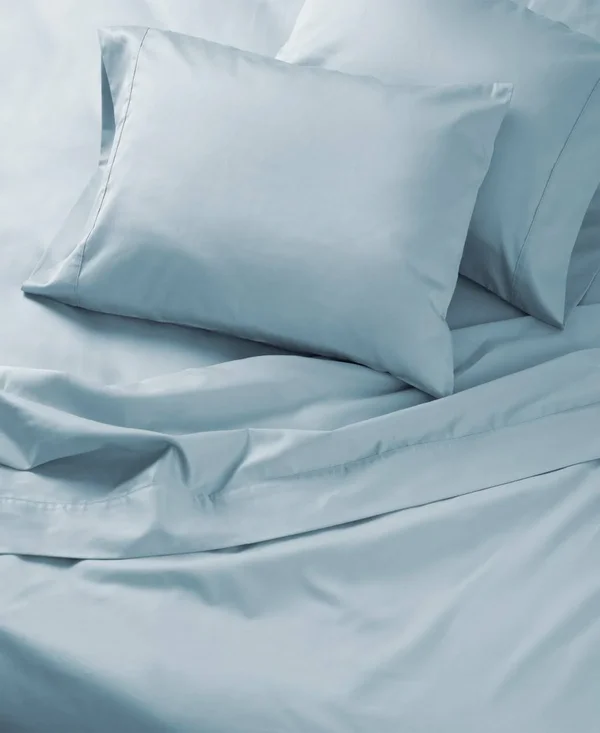 Welhome Cotton Sateen Sheet Set - Storm Cloud - Twin