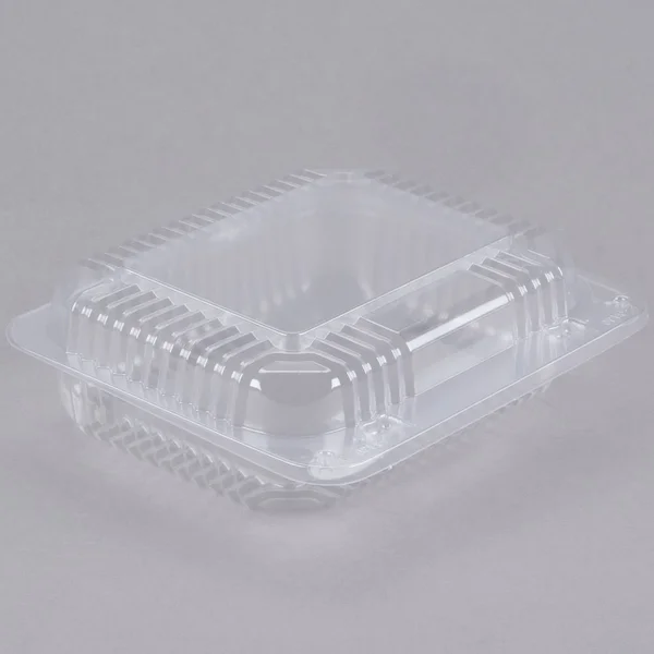 Dart Plastic Clear Lid Containers - 6 x 2 1/10 x 7, 125/Pk, 2/CT (DCCC26UT1)