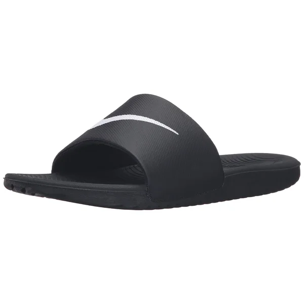 Nike Kawa Men's Slide Sandals, Black/White, Size: 10