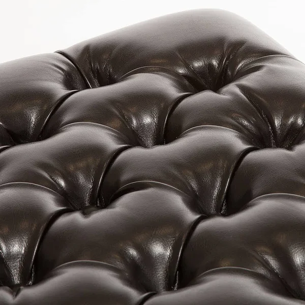 Noble House Hastings Espresso Tufted Storage Ottoman - Brown