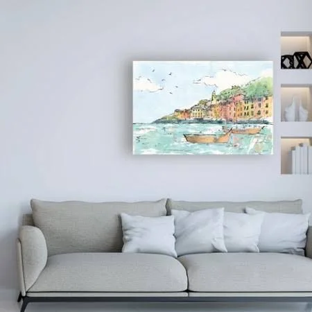 Trademark Art Anne Tavoletti 'Portofino I' Canvas Art