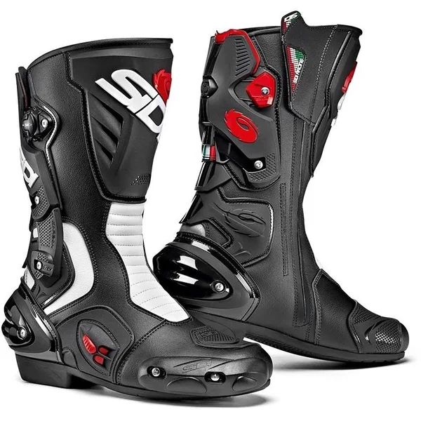 Sidi Vertigo 2 Motorcycle Boots Black White Size 37