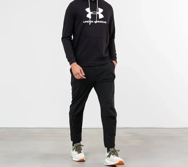 Under Armour Black Sportstyle Terry Logo Hoodie