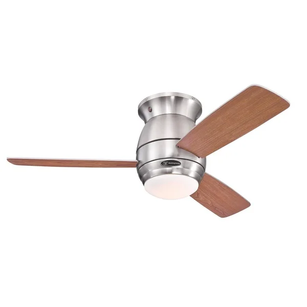 Westinghouse Halley Indoor Ceiling Fan, Metal, Brushed Nickel 7218140