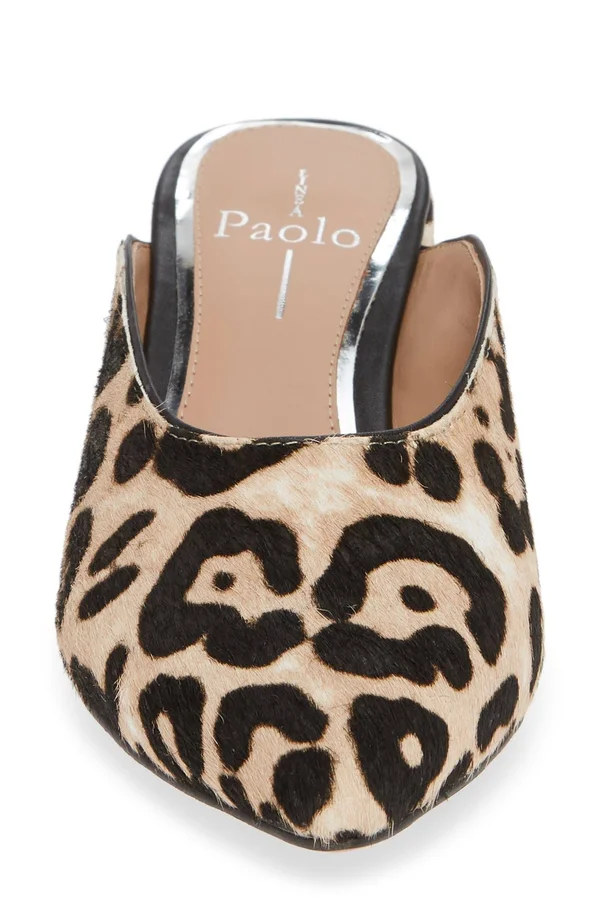 Linea Paolo Zadie II Genuine Calf Hair Mule - Brown - 10 M