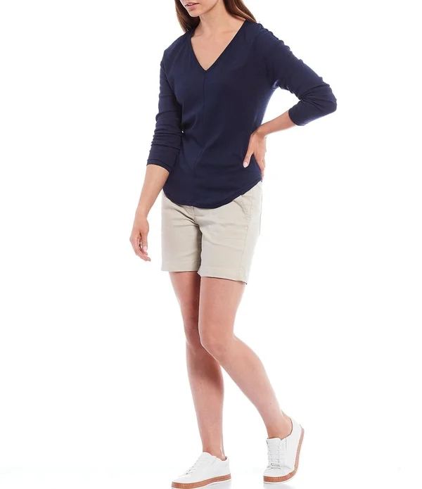 Westbound Petite Size The Park Ave Fit Shorts - 6p