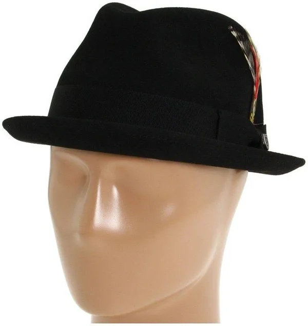 Brixton - Gain Fedora Hat - Black - XL