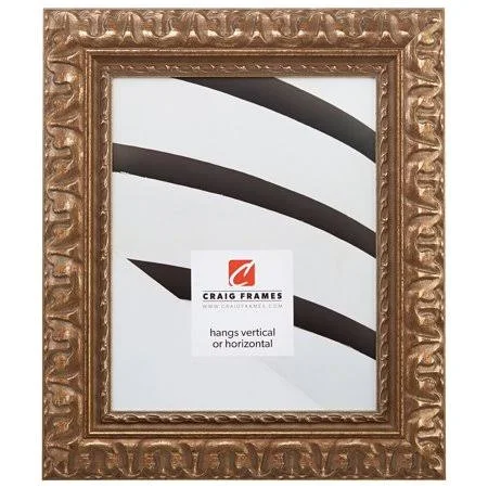 Craig Frames Bravada, Antique Bronze Ornate Picture Frame, 16 x 22 inch