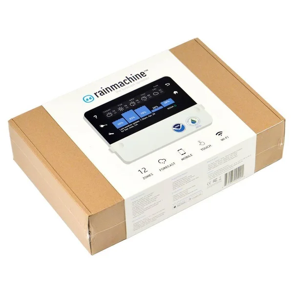 Rainmachine Touch HD-12 Cloud Independent Smart WI Fi Irrigation Controller, 6" x 1" x 4"