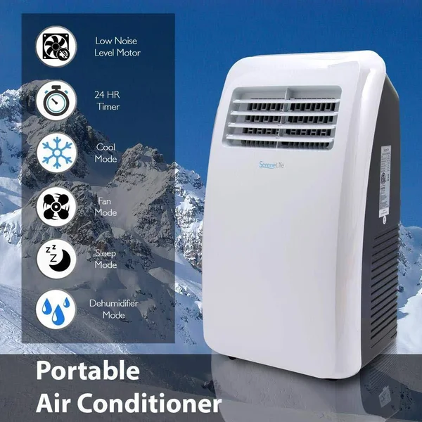 Serenelife Portable Air Conditioner with Remote Slpac8