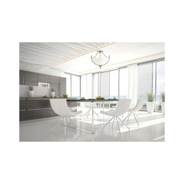 Savoy House 6-1005-3-SN - Herndon 3 Light Semi-Flush, Satin Nickel