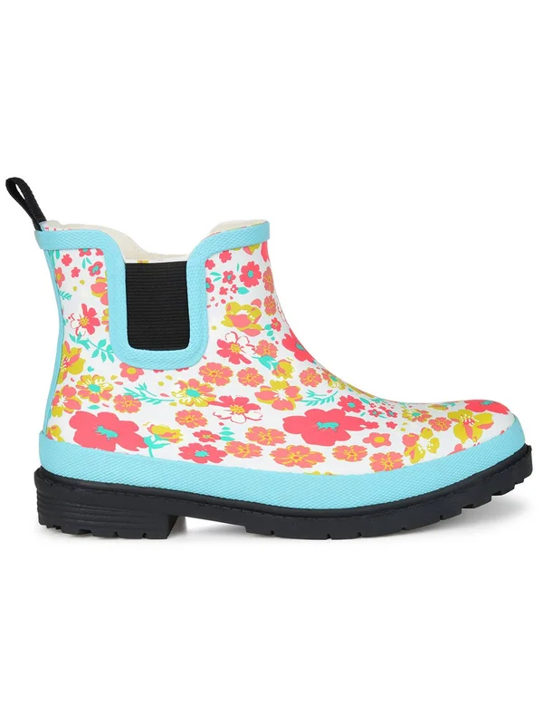 Journee Collection Women's Tekoa Rain Boot Dot 6