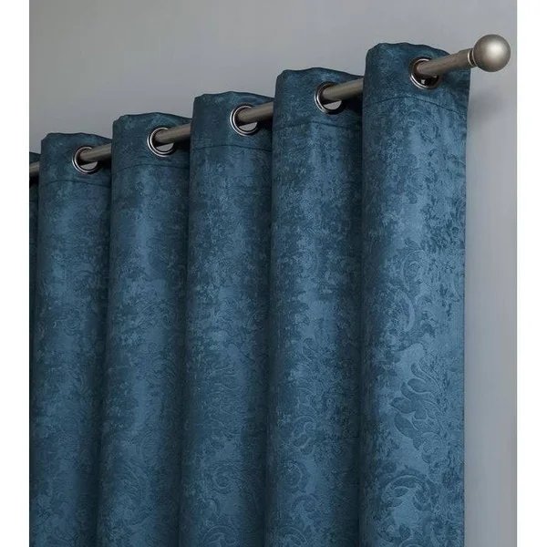 Gracewood Hollow Plakalo Embossed Thermal-weaved Blackout Grommet Drapery Curtains - 38x22 W x 63x22 L - Taupe