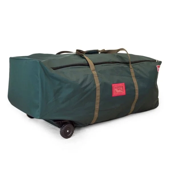 58x22 Green No Drag Big Wheel Christmas Tree Storage Duffel Bag