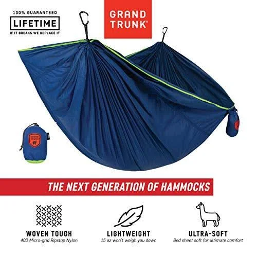 Grand Trunk TRUNKTECH Single Hammock - Navy/Green