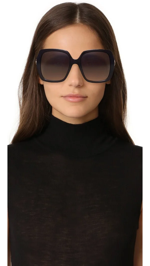 Gucci GG0096S Sunglasses - Black (001)
