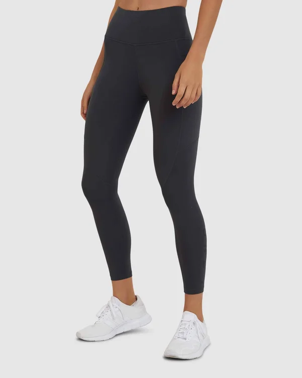 LSKD Womens Rep 7/8 Legging - Asphalt - Asphalt Womens Leggings, Gym Tights, Size 6