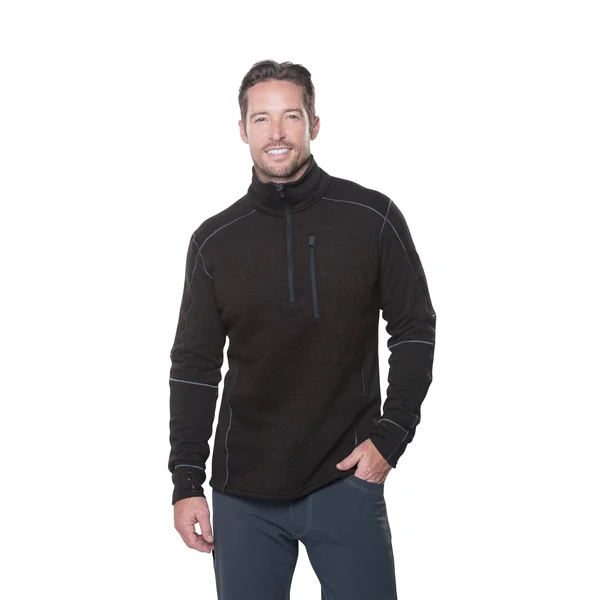 Kuhl Men's Interceptr 1/4 Zip Oatmeal, XXL
