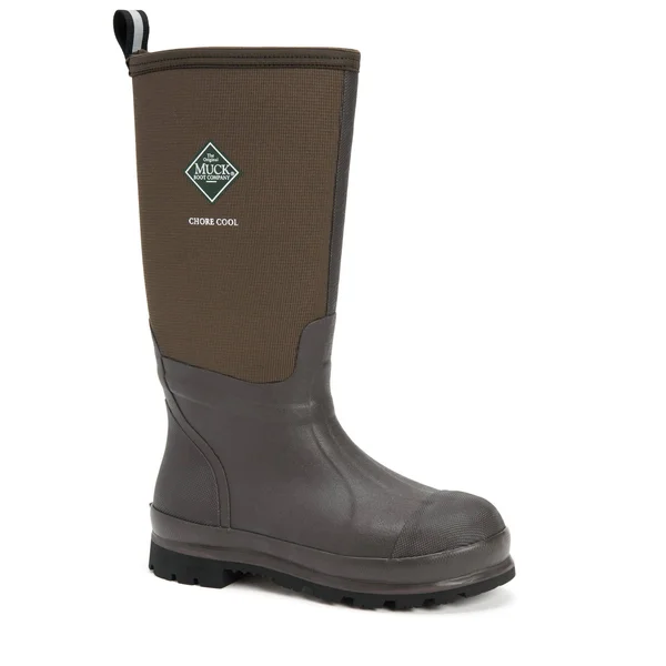Muck Boots Men's Chore Hi Cool Work boot Brown 12 CHCT900012