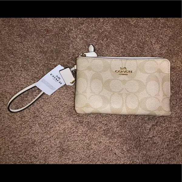 Coach Double Corner Zip Wristlet F87591-IMDQC