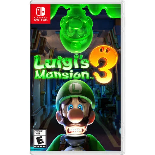 Nintendo Switch Lite (Coral) Bundle with Cleaning Cloth and Luigi's Mansion 3