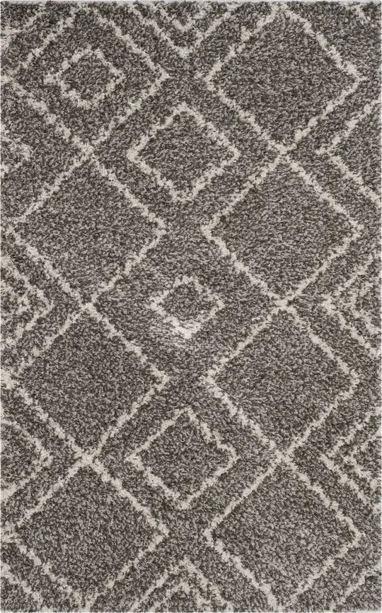 Safavieh Arizona Shag Brown & Ivory 6&-7x22 x 9&-2x22 Rug