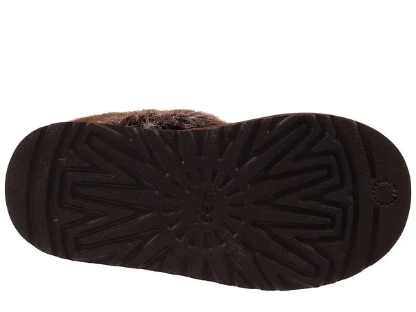 Ugg Kids Ellee Leather Boots Chocolate, Kids Unisex, Size: 2, Brown