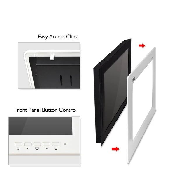 12.5x22 Video Monitor Panel Display Screen - Full HD 1080p Support, Hdmi/rca/vga