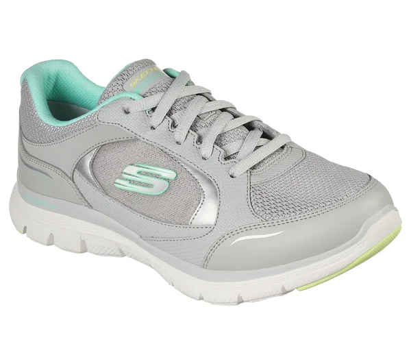 Skechers Flex Appeal 4.0 - True Clarity Gray, Multi - Size 5.5