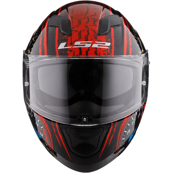 LS2 FF328 Stream Speed Demon Full Face Helmet - Size: XL, Black