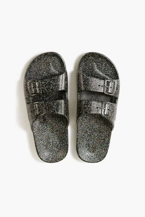 Celeste Black Moses Sandals