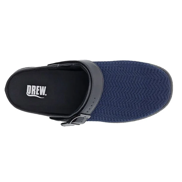 Drew Savannah Clog - Women's, Navy, Size 5.5, Clogs