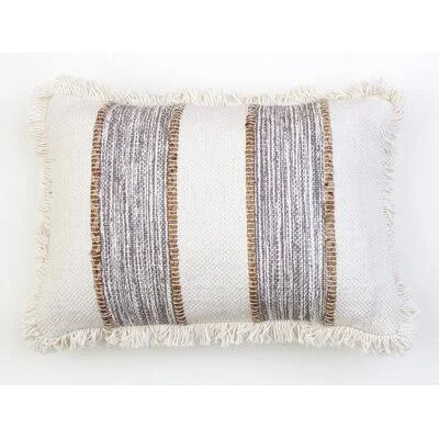 Kieran City Lumbar Pillow Cover & Insert Color: Gray