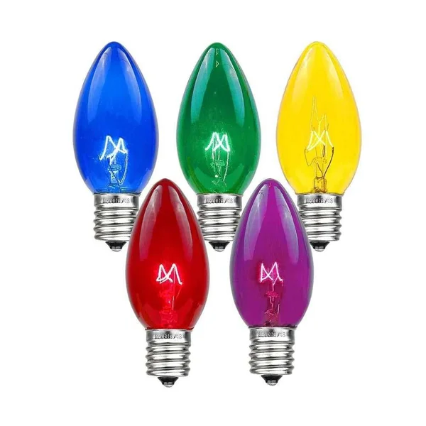 C9 Christmas String Light Set - Outdoor Christmas Light String - Christmas Tree Lights - Hanging Christmas Lights - Roofline Lig