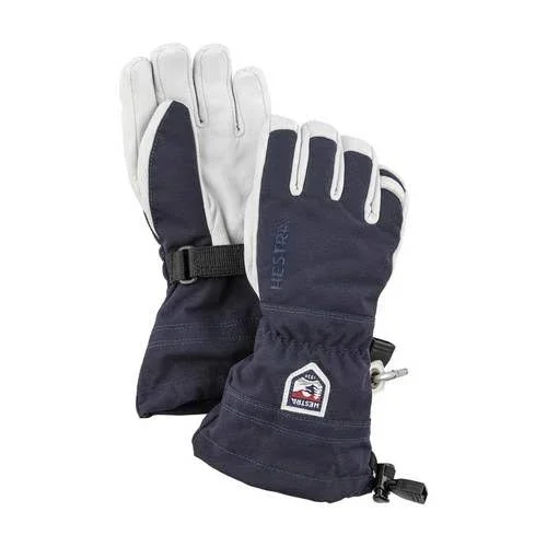 Hestra Heli Ski Junior Glove - Kids& Red, 5