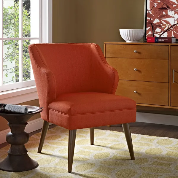 Modway Swell Fabric Armchair (Atomic Red)