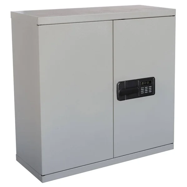Edsal Keyless Electronic Wall Cabinet, Gray