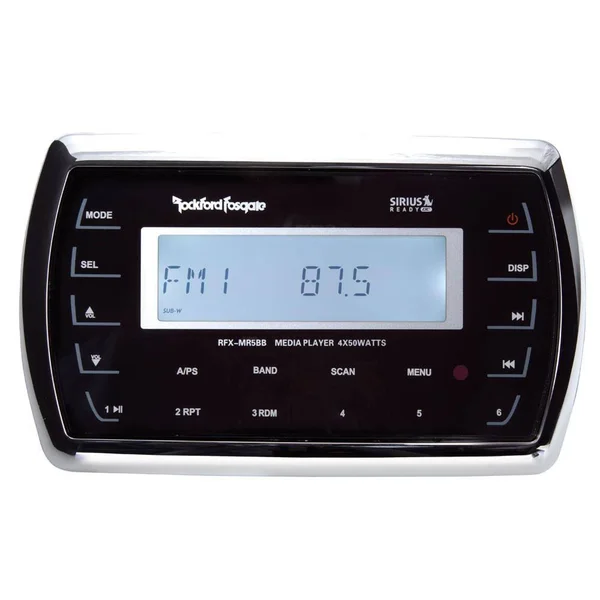 Rockford Fosgate RFXMR5BB Marine Hard Wired Remote F/rfx3000