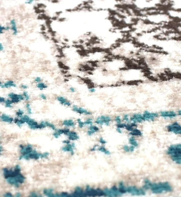Rugs America Harlow Avalon Teal Blue 5 ft. x 7 ft. Area Rug