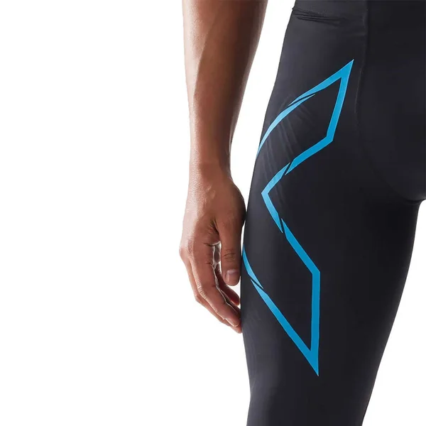 2XU MCS Run Comp Tights - Black - Large - Tall