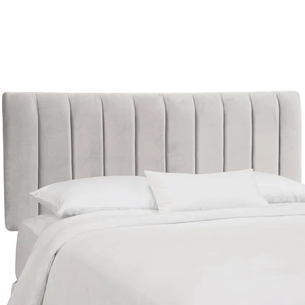 Dove Gray Seam California King Headboard