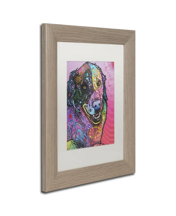 Trademark Fine Art &Splatter& Framed Graphic Art Print - Size: 14x22 H x 11x22 W x 0.5x22 D - Matte Color: White