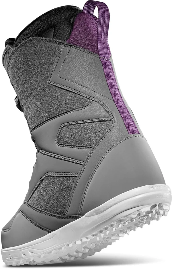 Thirtytwo STW Double Boa Snowboard Boot Women's, Grey/Purple, 8.5